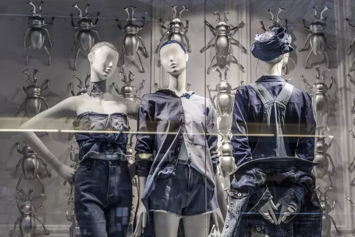 Витрины Sinsay Denim Days, Варшава – Польша